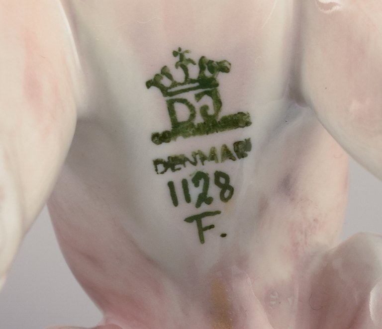 Dahl Jensen, porcelain figurine of a Great Dane. - 7