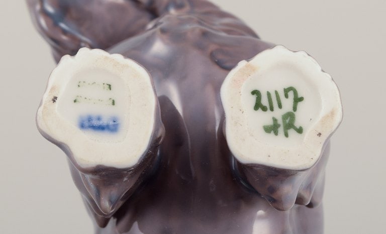 Bing & Grøndahl, porcelain figurine of a Scottish Terrier. - 7