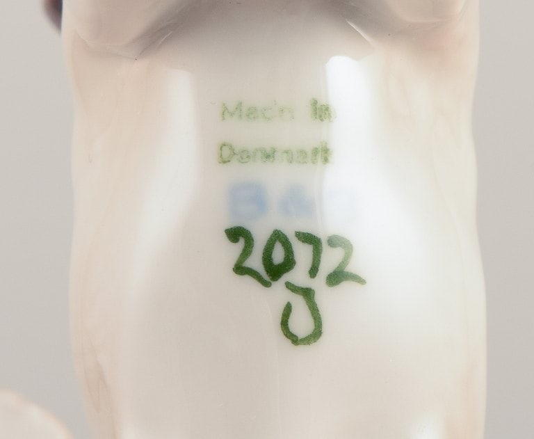 Bing & Grøndahl, porcelain figurine of a Wire Fox Terrier. - 6