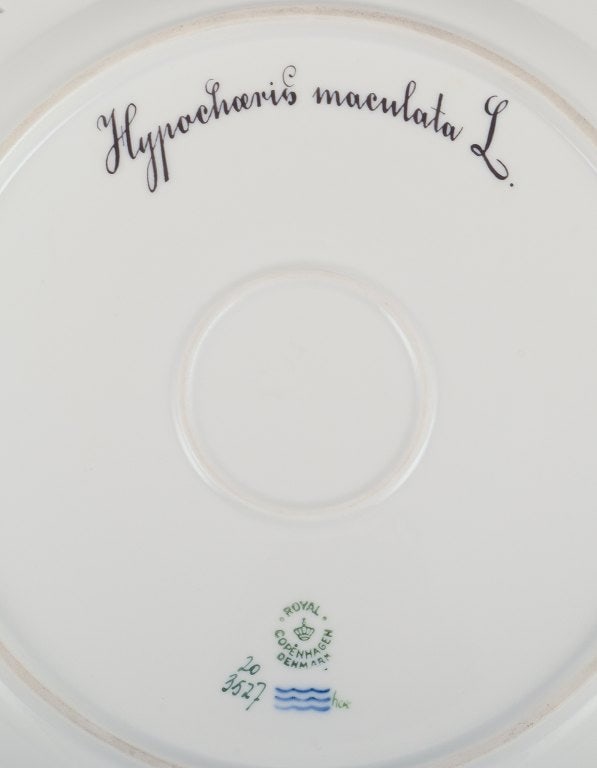 Royal Copenhagen Flora Danica. Large open lace porcelain dish. Hand-painted with a dandelion motif. - 8