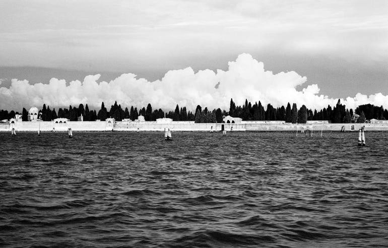 Grand Canal, Venice, Italy - Silver Gelatin: Title: Grand Canal, Venice, Italy - Silver Gelatin Description: Grand Canal, Venice, Italy - Silver Gelatin Photograph - Limited Edition of 10 Paul Cooklin United Kingdom Photography, Black & White on