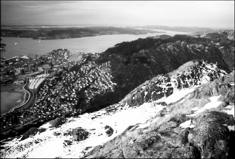 Floyen, Bergen, Norway - Silver Gelatin: Title: Floyen, Bergen, Norway - Silver Gelatin Description: Floyen, Bergen, Norway - Silver Gelatin Photograph - Limited Edition of 10 Paul Cooklin United Kingdom Photography, Gelatin on Paper Size: 2