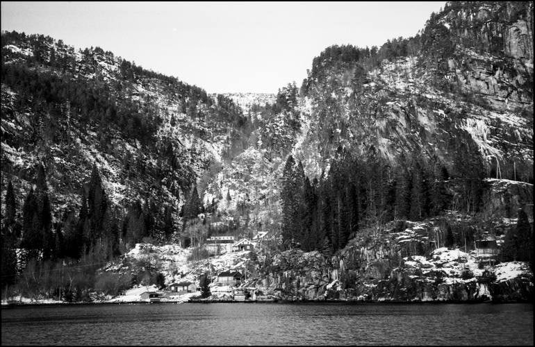 Mostraumen Fjord, Bergen, Norway - Silver Gelatin: Title: Mostraumen Fjord, Bergen, Norway - Silver Gelatin Description: Mostraumen Fjord, Bergen, Norway - Silver Gelatin Photograph - Limited Edition of 10 Paul Cooklin United Kingdom Photography, Gela