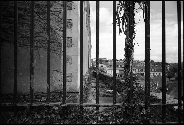 Railings, Laval, France - Silver Gelatin: Title: Railings, Laval, France - Silver Gelatin Description: Railings, Laval, France - Silver Gelatin Photograph - Limited Edition of 10 Paul Cooklin United Kingdom Photography, Gelatin on Paper Size: