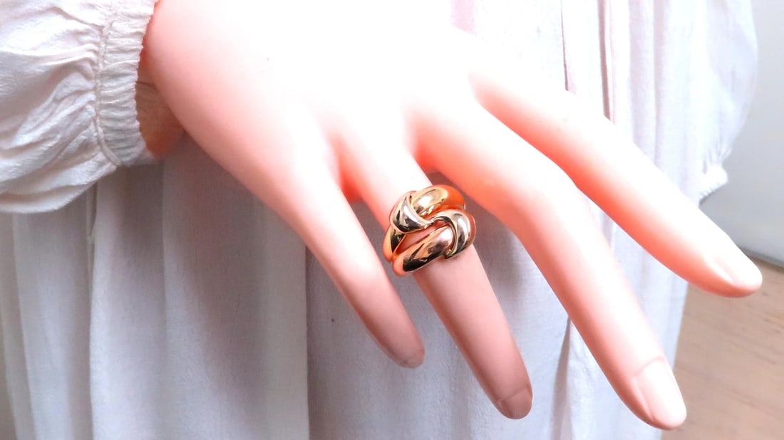 Mod Wrap Love Crest Ring 18kt Gold 12543** - 4