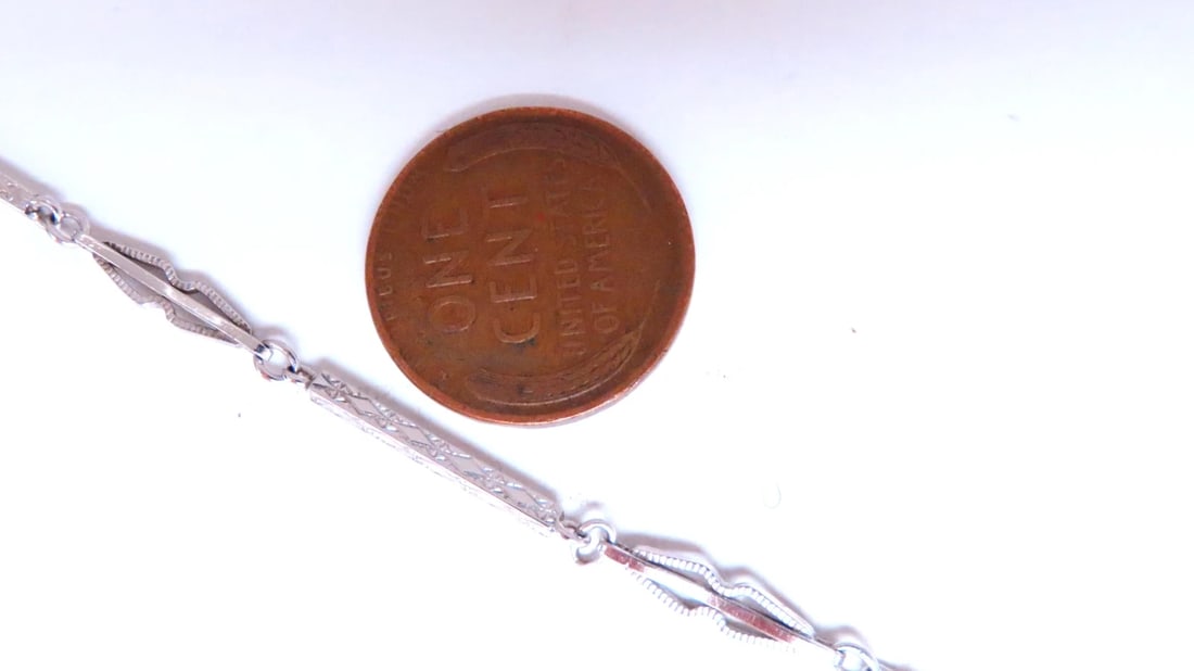 Antique Edwardian Choker Necklace 14kt 12473 ** - 2