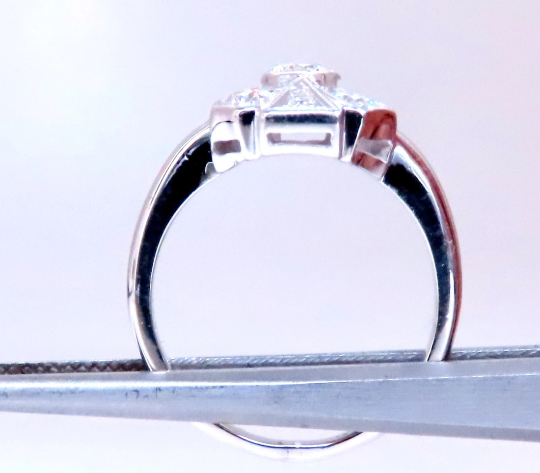 .60ct Natural Diamonds Edwardian Style Cluster Ring 14kt Gold 12423** - 3