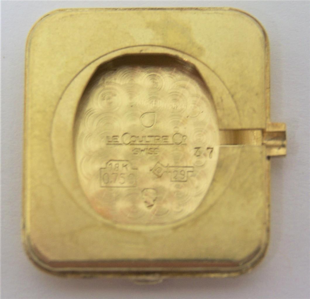 Solid 18k JAEGER-LECOULTRE Ladies Winding Watch with 1 ct Diamonds 6032.21 EXLNT - 11