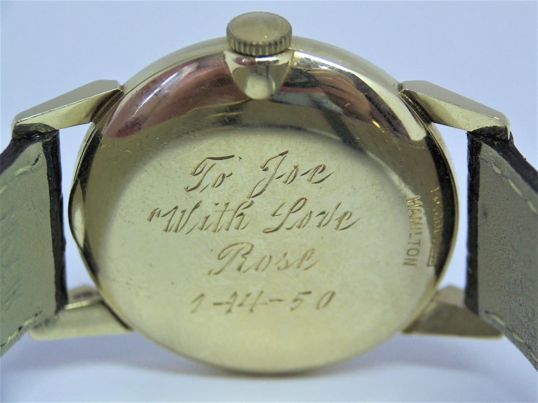 Vintage 14K HAMILTON KIRK Men's Winding Watch 1940s CAl 747* SERVICED - 11