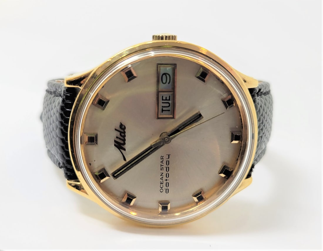 Vintage MIDO OCEAN STAR Automatic Day Date 36 mm watch 5059* EXLNT* SERVICED - 4