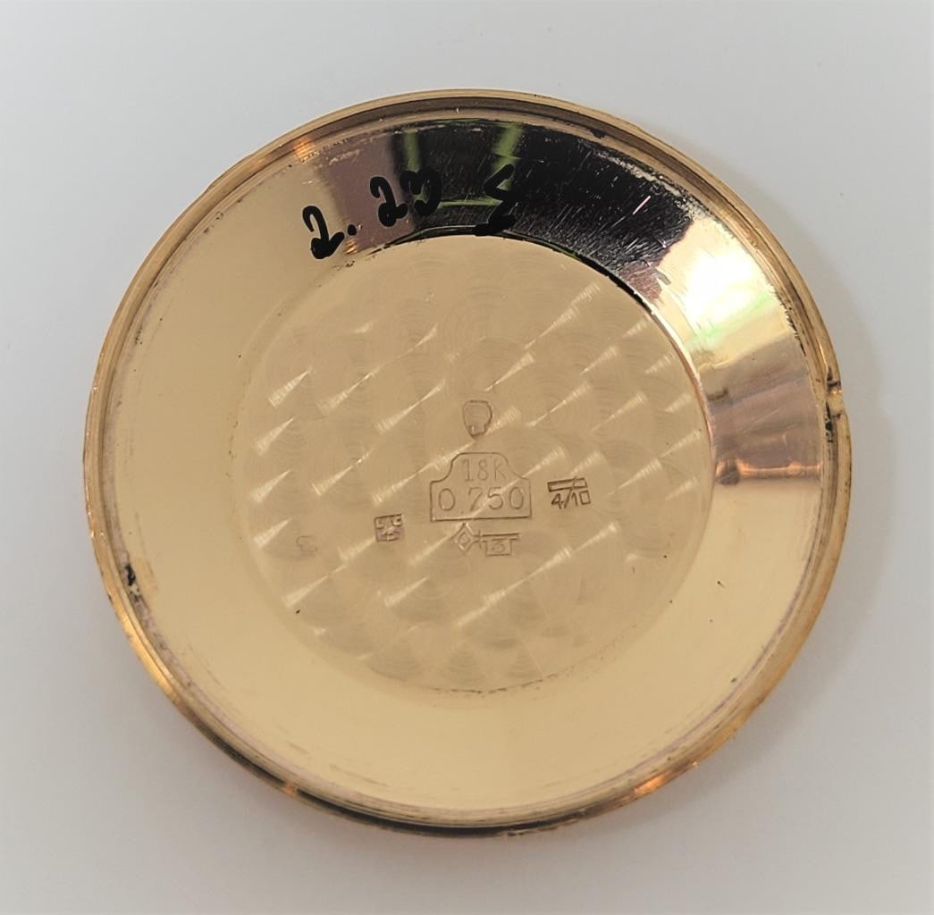 Vintage 18k Rose Gold JAEGER-LeCOULTRE Winding Watch c.1950s Cal P449 /4G EXLNT - 8