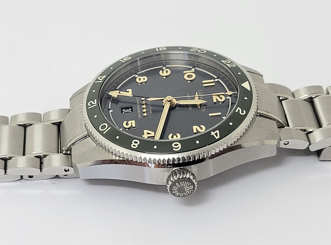 New Mens LONGINES ZULU TIME Automatic CHRONOMETER GMT Watch L3.812.4 - 7