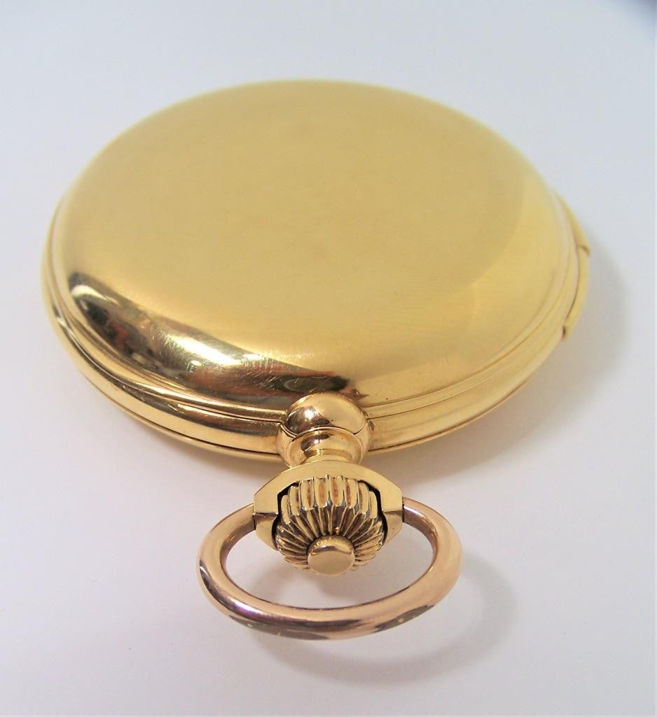 Antique Solid & Heavy 18K Minute Repeater watch with FULL HUNTER Case* EXLNT - 11