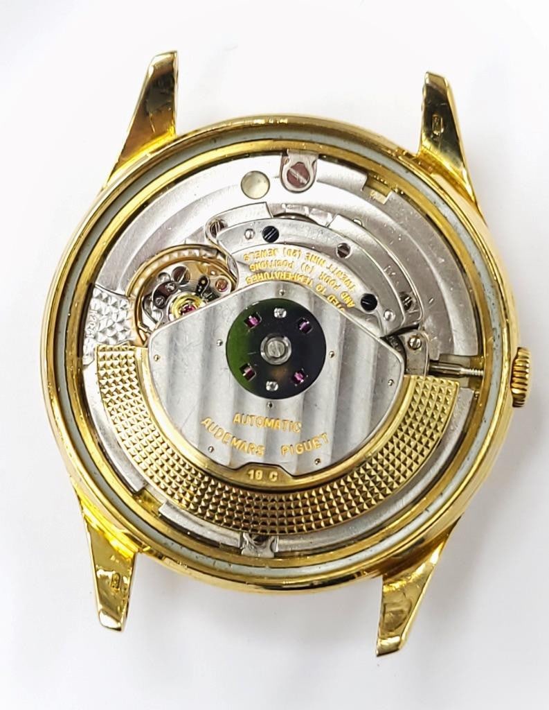 Vintage 18k Gold AUDEMARS PIGUET Mens Automatic Watch c.1960 Cal K2071 RARE - 12