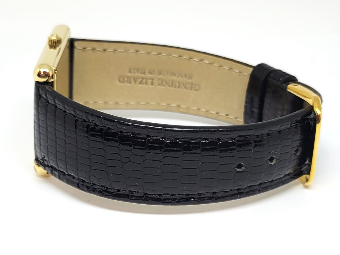 Solid 18k GUCCI TANK Unisex Watch 28 mm Ref 710 M* EXLNT - 3