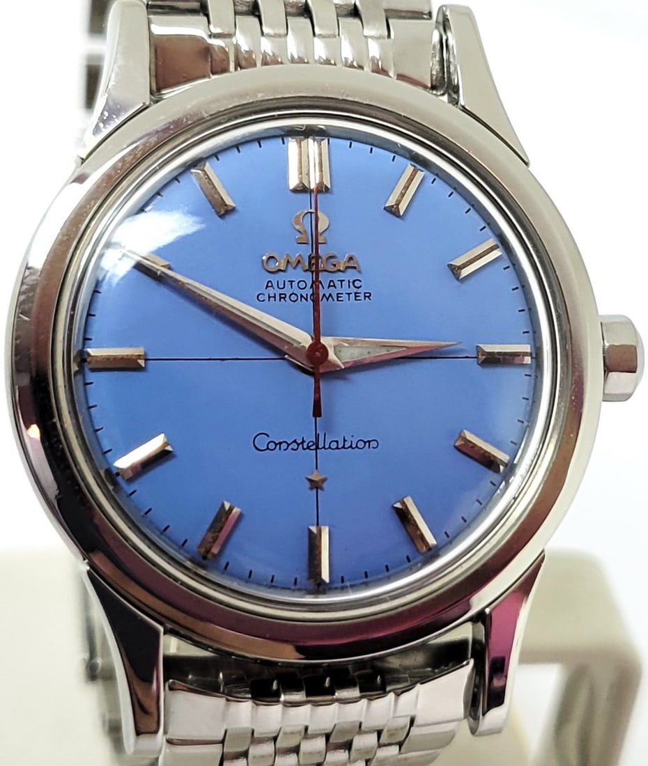 Vintage S/Steel OMEGA CONSTELLATION Automatic Watch 1960s Cal 505 Ref 2852-15 SC: Vintage S/Steel OMEGA CONSTELLATION Automatic Watch c.1960s Cal.505* Ref 2852-15 SC* SERVICED​ This Men's Omega watch is Swiss made. Great present for yourself or someone you love as well as for