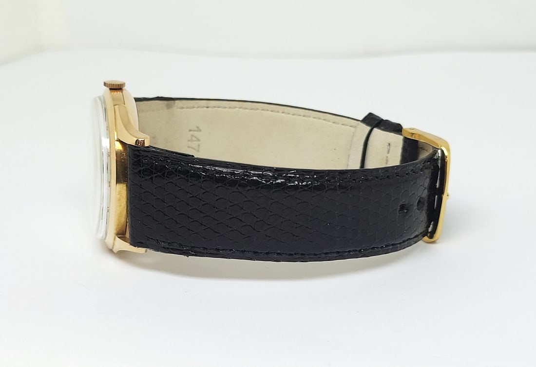 Solid 18k Rose OMEGA Men's AUTOMATIC Watch* Cal 28.10.RA.SC.PC c.1950s* EXLNT - 4