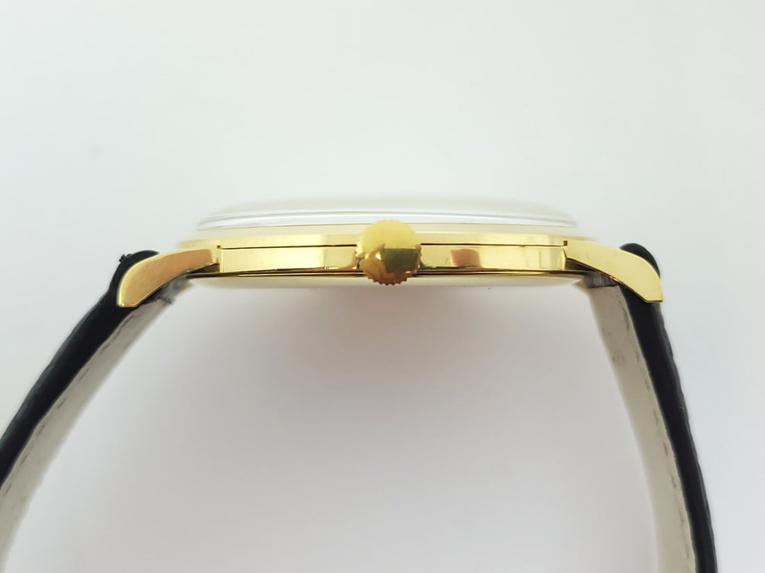 Vintage 18k IWC SHAFFHAUSEN Winding Watch 1960s Cal C402 R1405 EXLNT* SERVICED! - 6