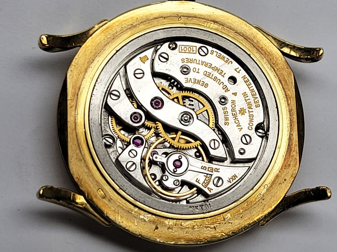 Vintage 18k VACHERON CONSTANTIN Unisex Winding Watch Cal K1001 Ref 6183 RARE - 11