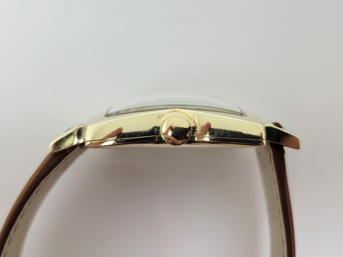 Vintage Solid 14k LONGINES Men's Winding Watch 1796 Cal 23Z 1950s EXLNT RARE - 6