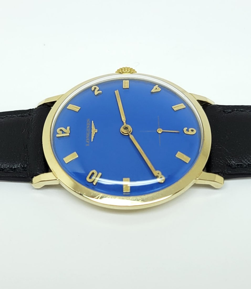 Vintage Solid 14k Yellow LONGINES Winding Watch Ref 2532-1 1960s Cal 370 EXLNT - 7