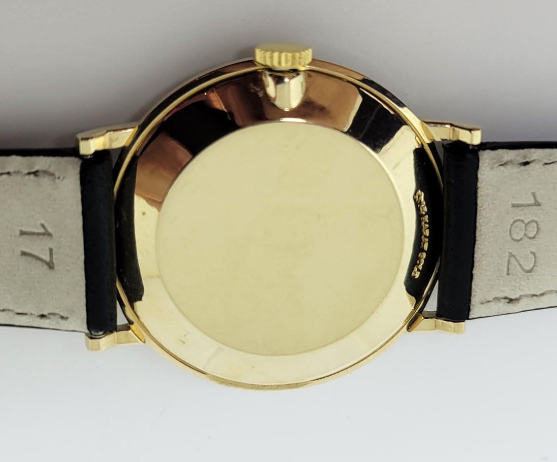 Vintage Solid 14k Yellow LONGINES Winding Watch Ref 2532-1 1960s Cal 370 EXLNT - 9