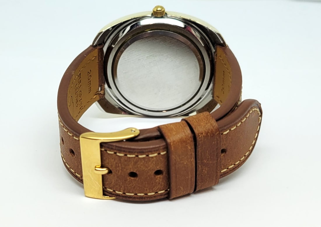 Vintage 14k Gold Cap OMEGA SEAMASTER COSMIC Automatic Watch Cal 1022* 166.133 - 4