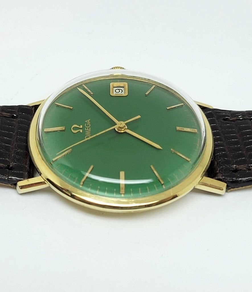 Vintage 18K YG OMEGA Winding Watch 1960s Cal 611 Ref 132.016 GOOD* SERVICED - 7
