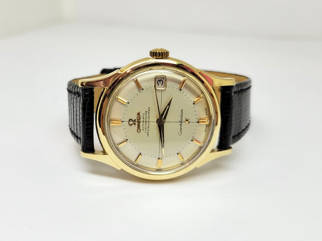 Vintage 18k OMEGA CONSTELLATION Automatic Watch 14393/4 SC c.1961 Cal.561* EXLNT - 2