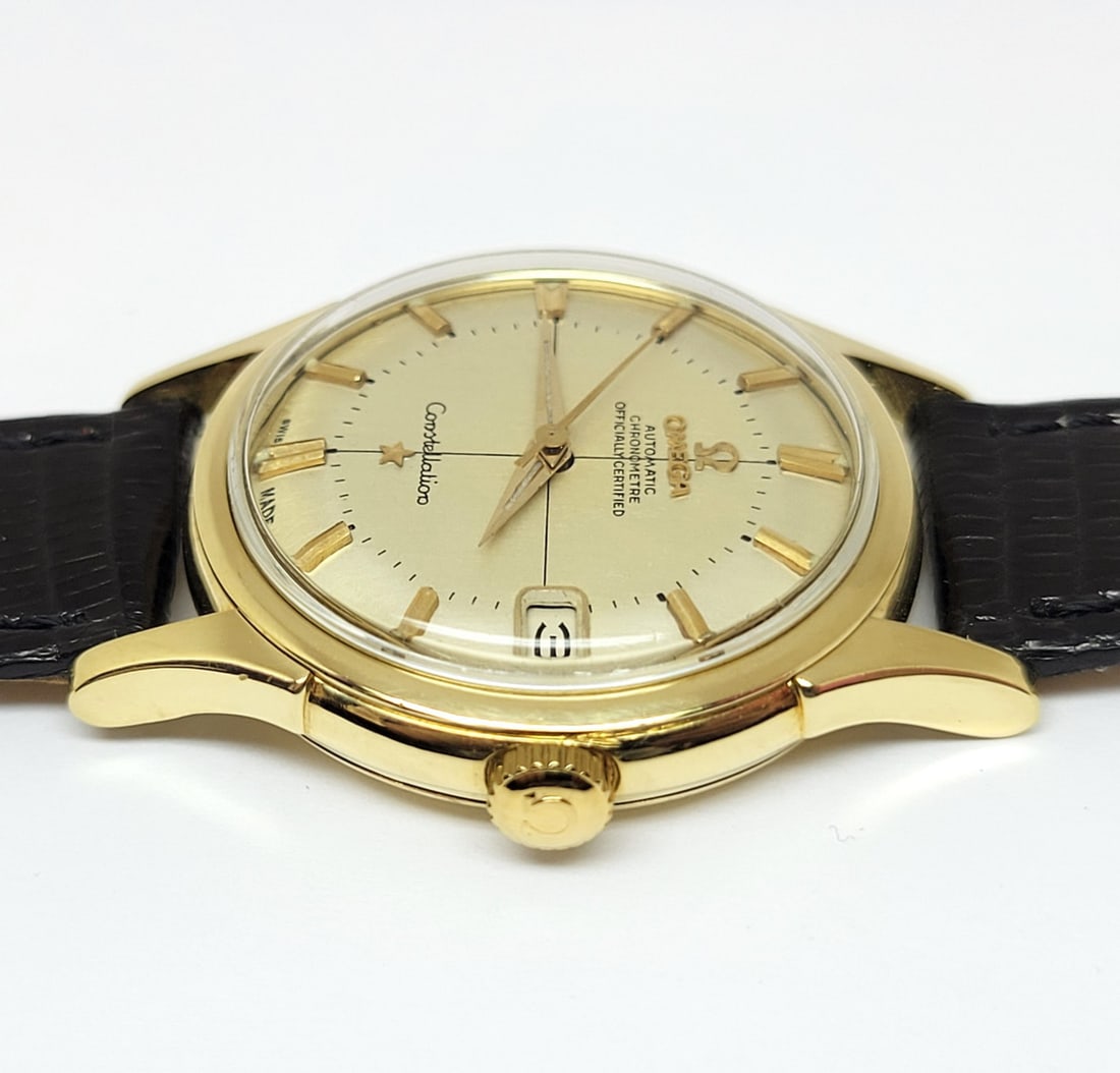 Vintage 18k OMEGA CONSTELLATION Automatic Watch 14393/4 SC c.1961 Cal.561* EXLNT - 6