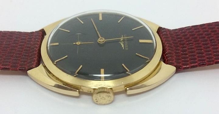 Vintage 14k LONGINES Mens Winding Watch c1956 Cal 280 BEAUTIFUL LOGS* EXLNT - 5