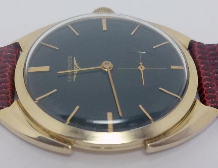 Vintage 14k LONGINES Mens Winding Watch c1956 Cal 280 BEAUTIFUL LOGS* EXLNT - 7