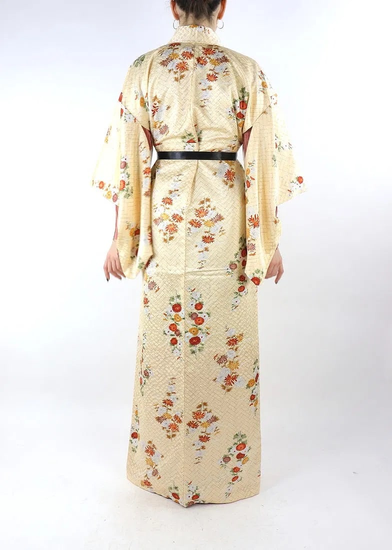 GOLDEN FLORAL KIMONO - 3