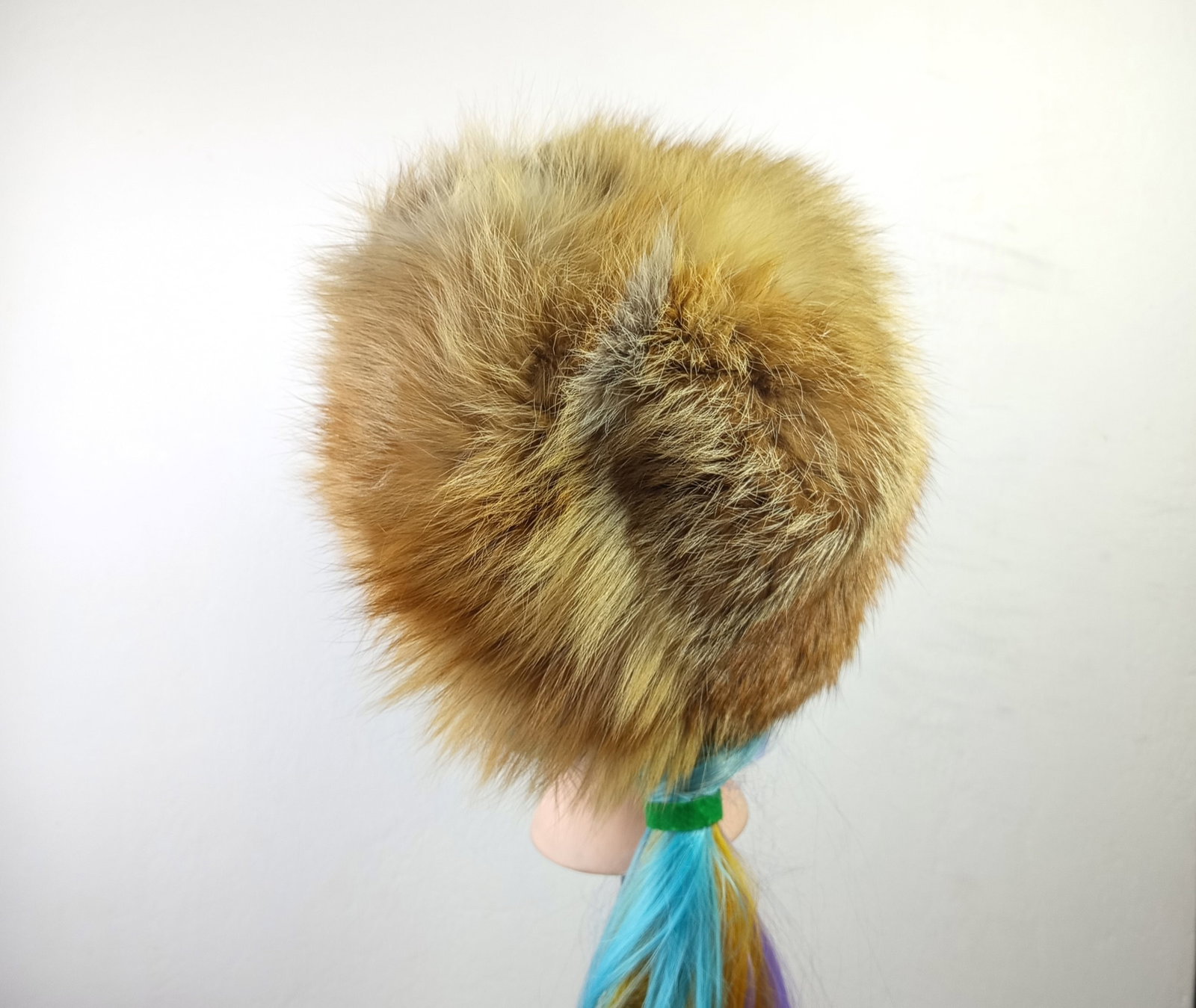 RED FOX FUR HAT - 4