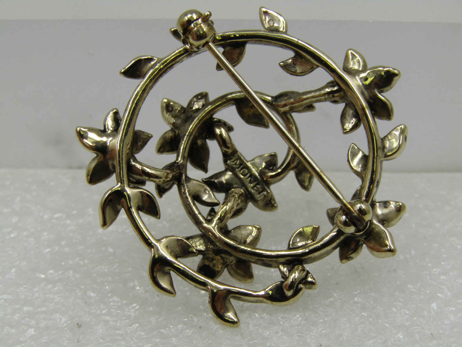 Vintage Rhinestone Spiral Brooch, Monet, 1960's-1970's - 5