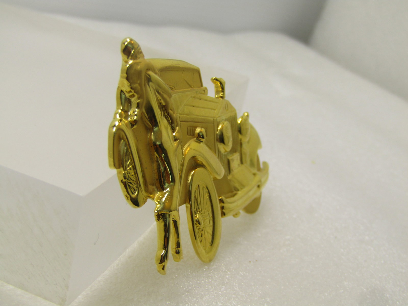 Vintage Deco Themed Flapper Rollls Roye Brooch, Park Lane/JJ Signed, 1980's - 3