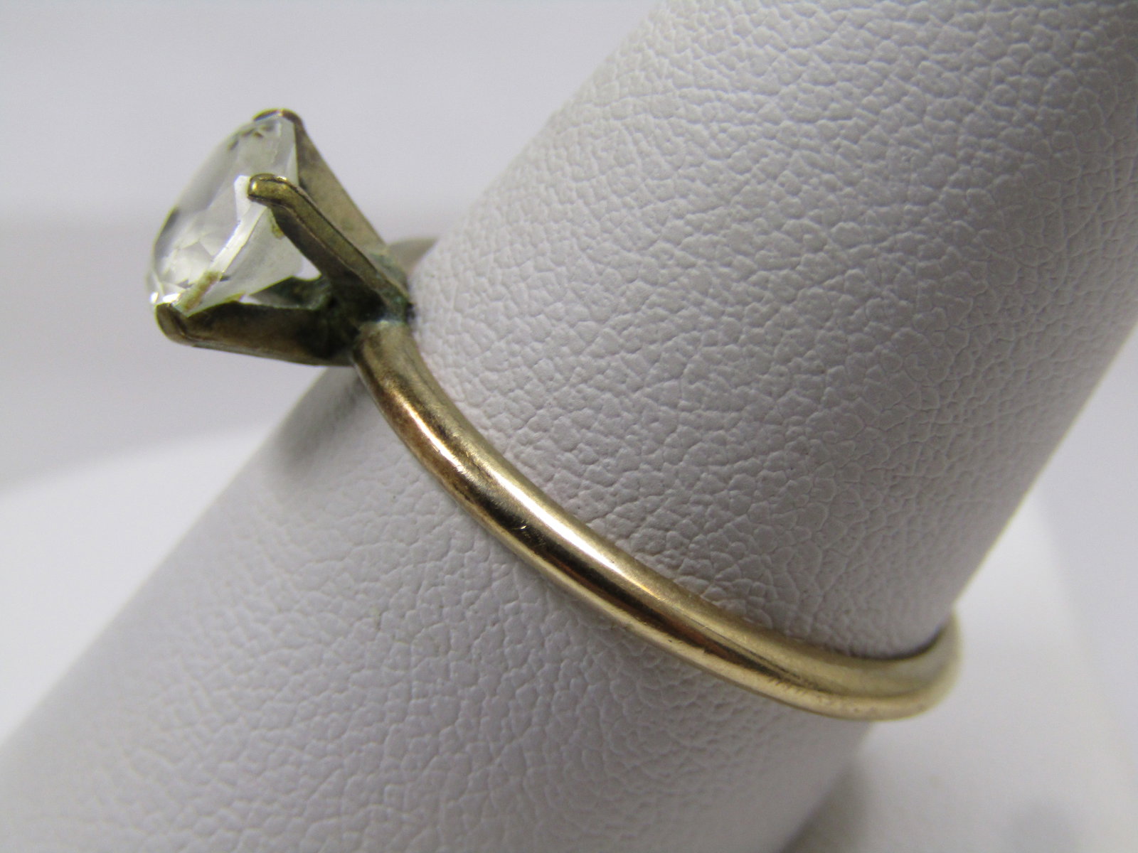 Vintage 10kt G.F. Engagment Ring, Sz. 10.5, Signed Uncas, 1960's-1970's - 2