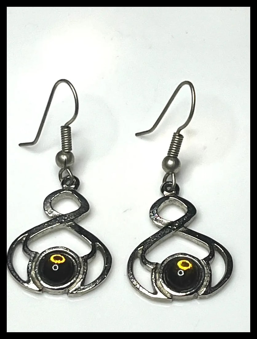 Estate Celtic Design Earrings - 2