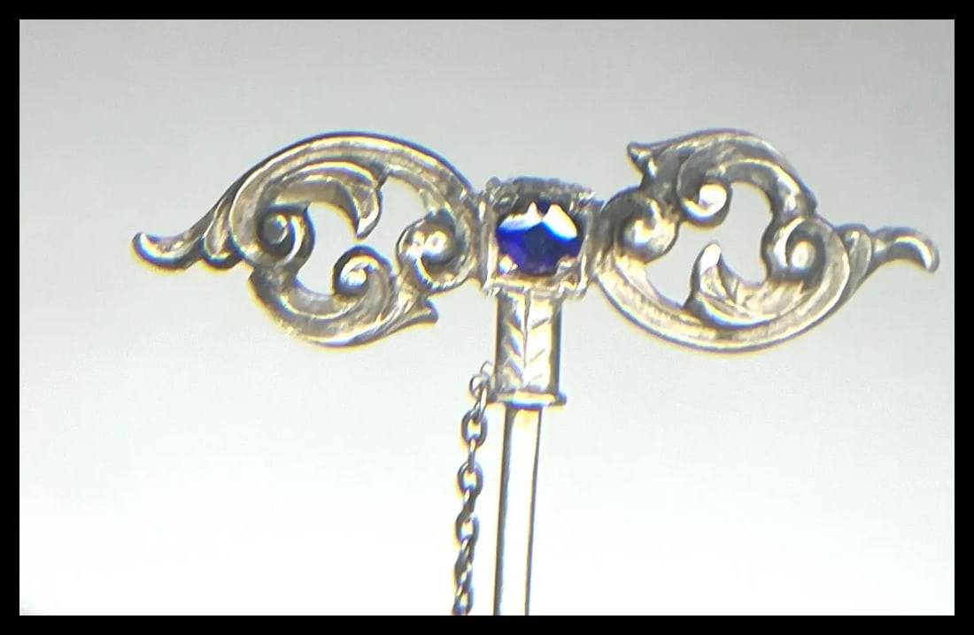 Vintage Sterling Silver Sword Stickpin - 7