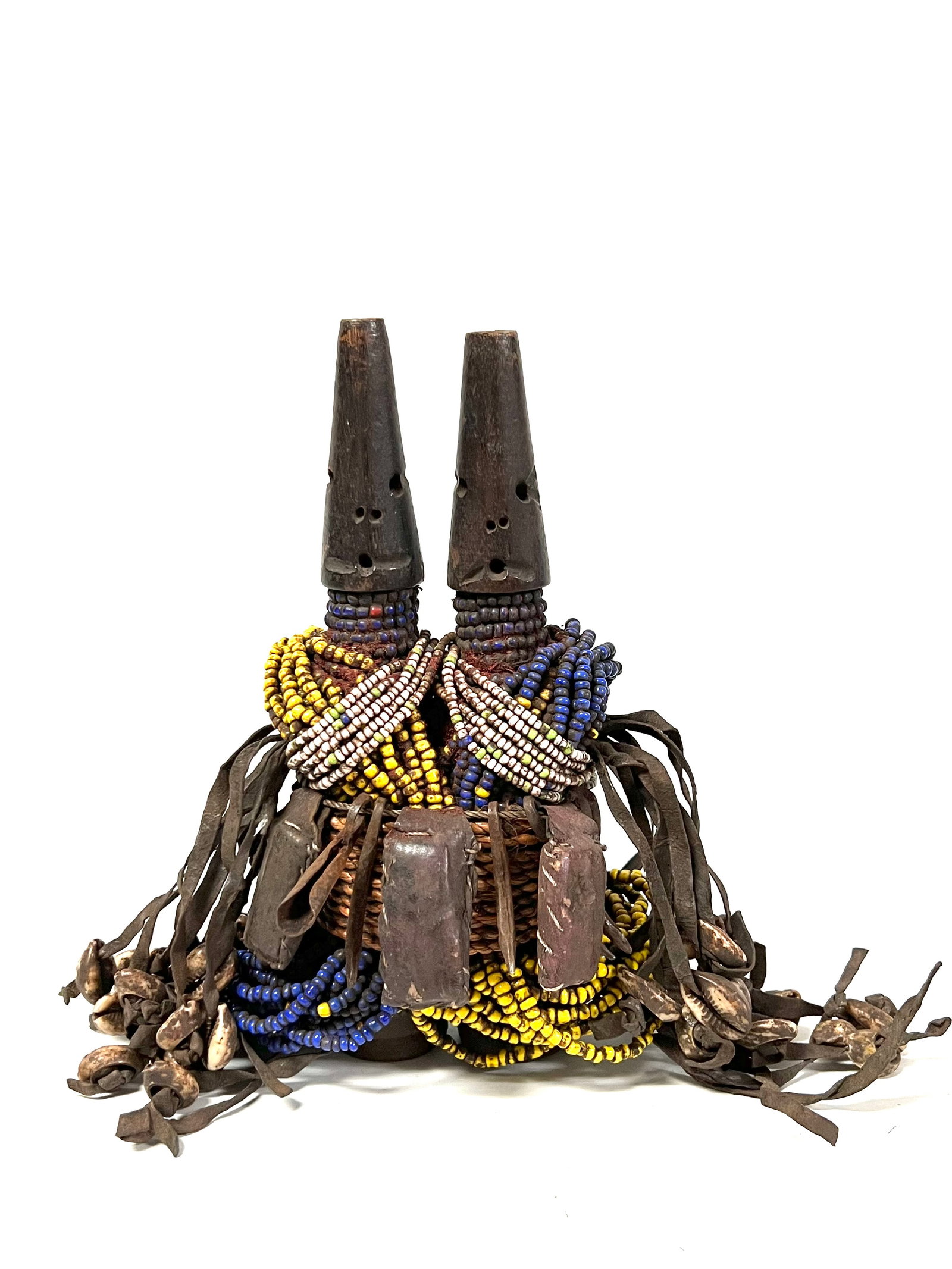 Double Head Ibeji Beaded Doll - 4