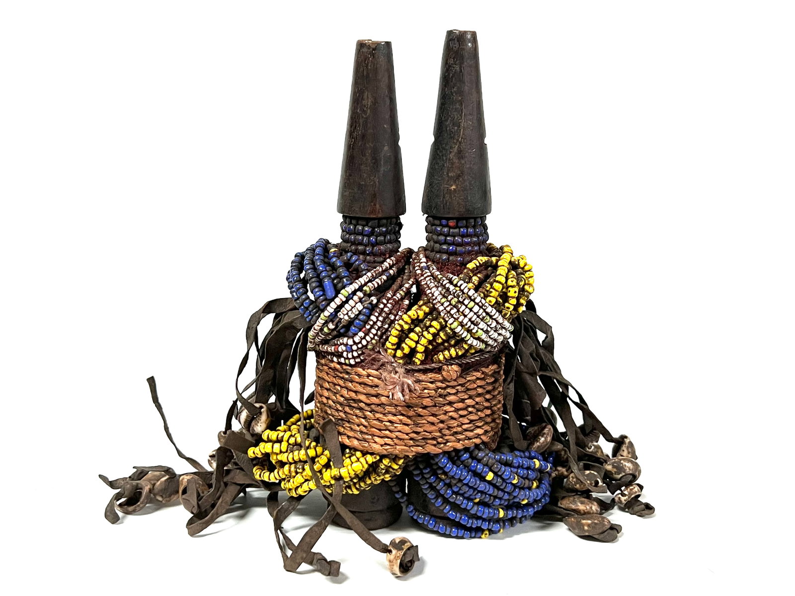 Double Head Ibeji Beaded Doll - 8