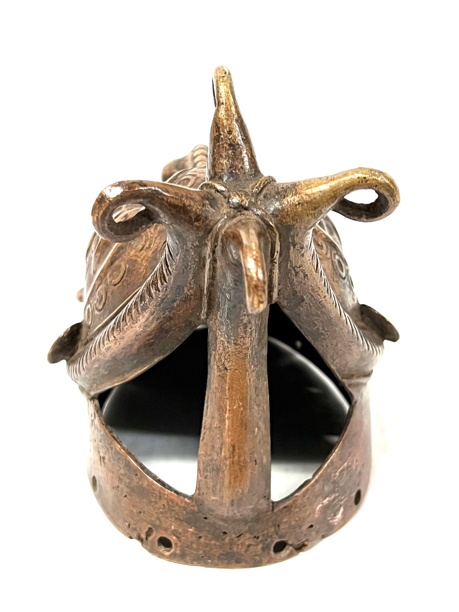 Bronze Bamileke Mask - 9