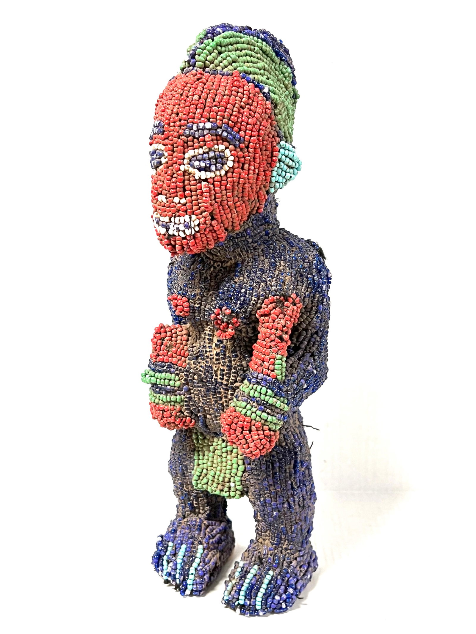 Bamileke Beaded Statue - 6