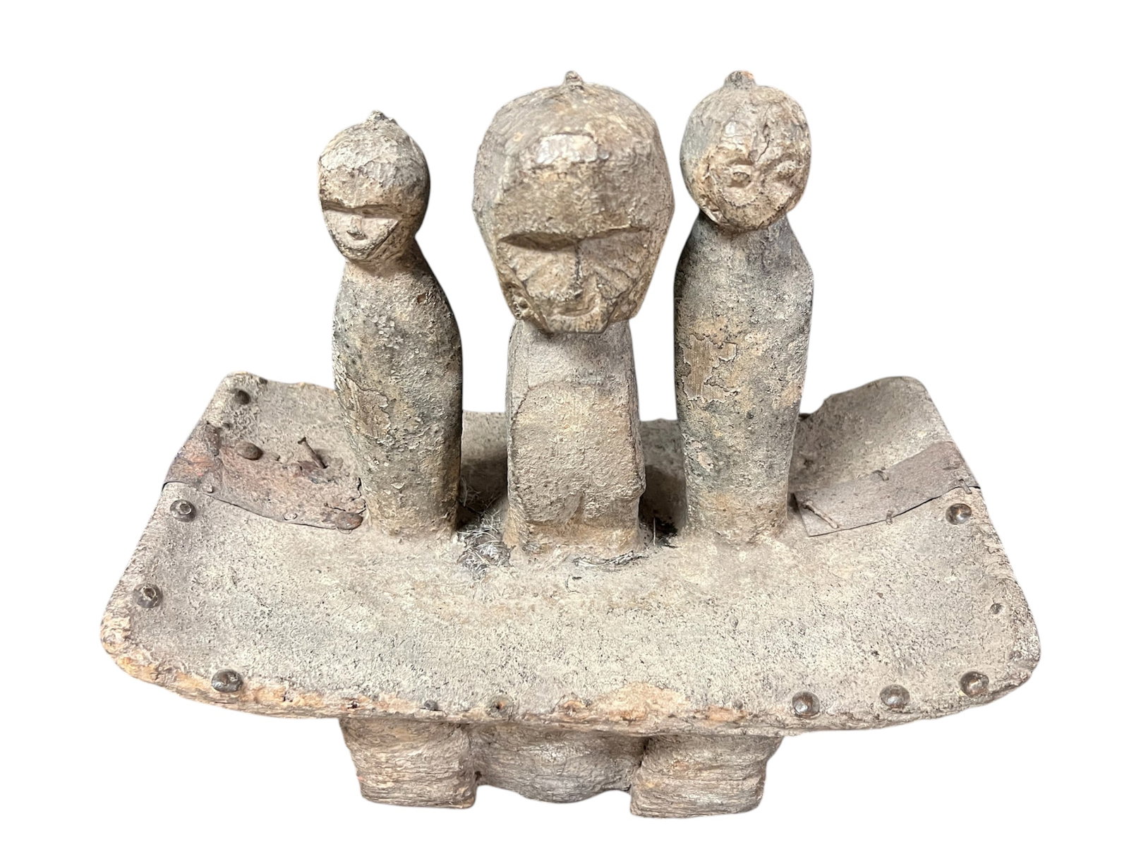 Lobi Fetish Statue: Title: Lobi Fetish Statue Date/Period: Late 20th Century Description: African Tribal Art Lobi Fetish Statue Materials: Wood Size: 12.5" h x 13" w Reserve: $600.00 Shipping:Domestic: Flat-rate of