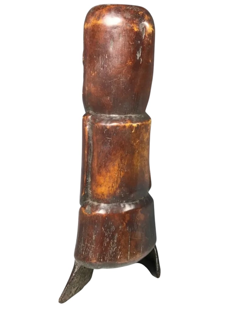 Carved Bone Lega Statue - 5