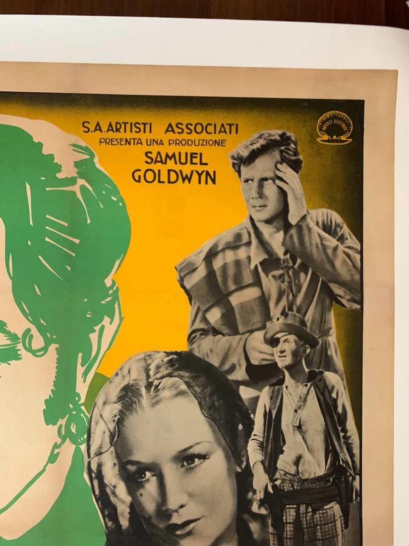 Barbary Coast - Edward G. Robinson (1935) 27.5x39.375 Italian Movie Poster LB - 4