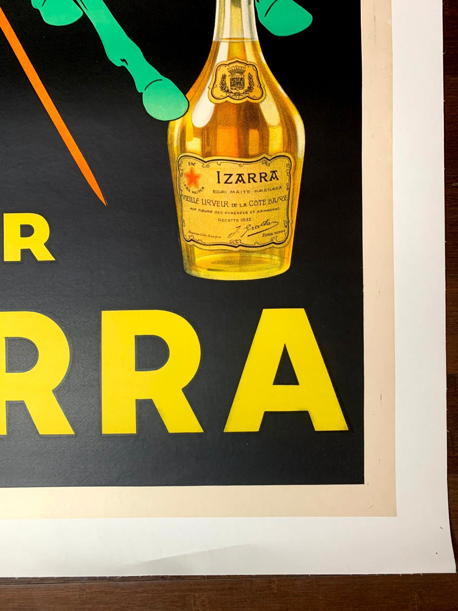 Liqueur Izarra - Art By Zulla (1934) 31.5x47.2 French Advertising Poster LB - 4