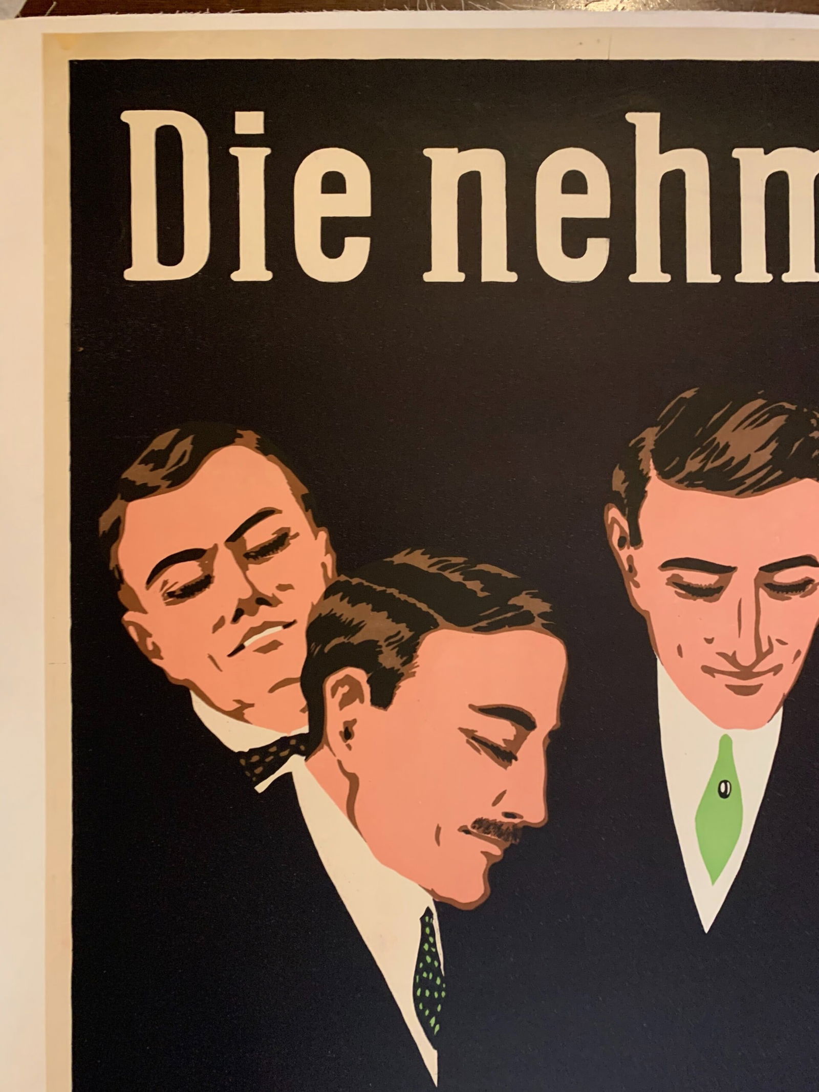 Ecksteins No. 5 Cigarettes (1920's) 34.75x48 German Advertising Poster LB - 2