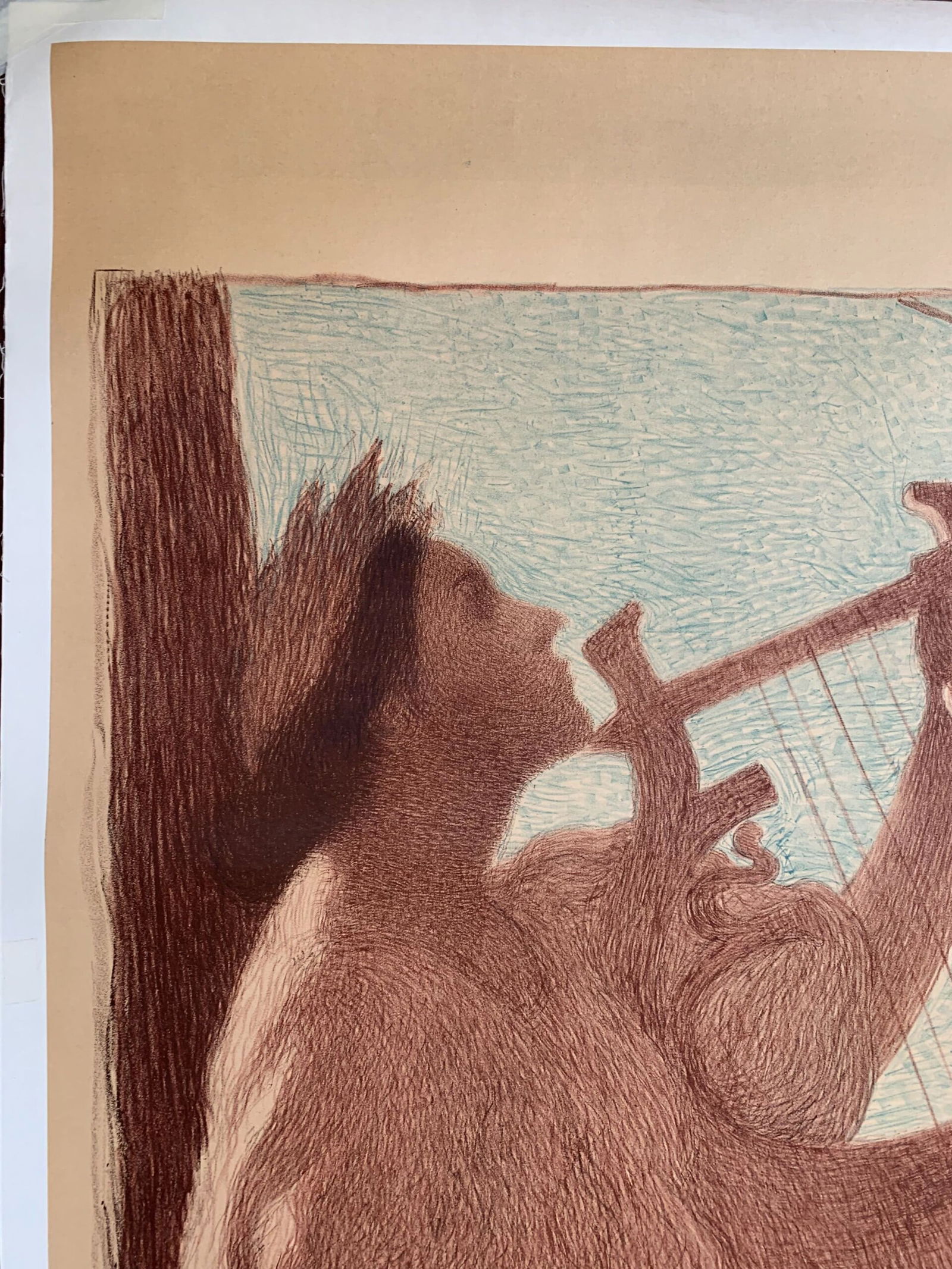 Exposition d'Art Francais - Art by Henri Martin (1906) 35.75x48 French Art Exposition Poster LB - 2