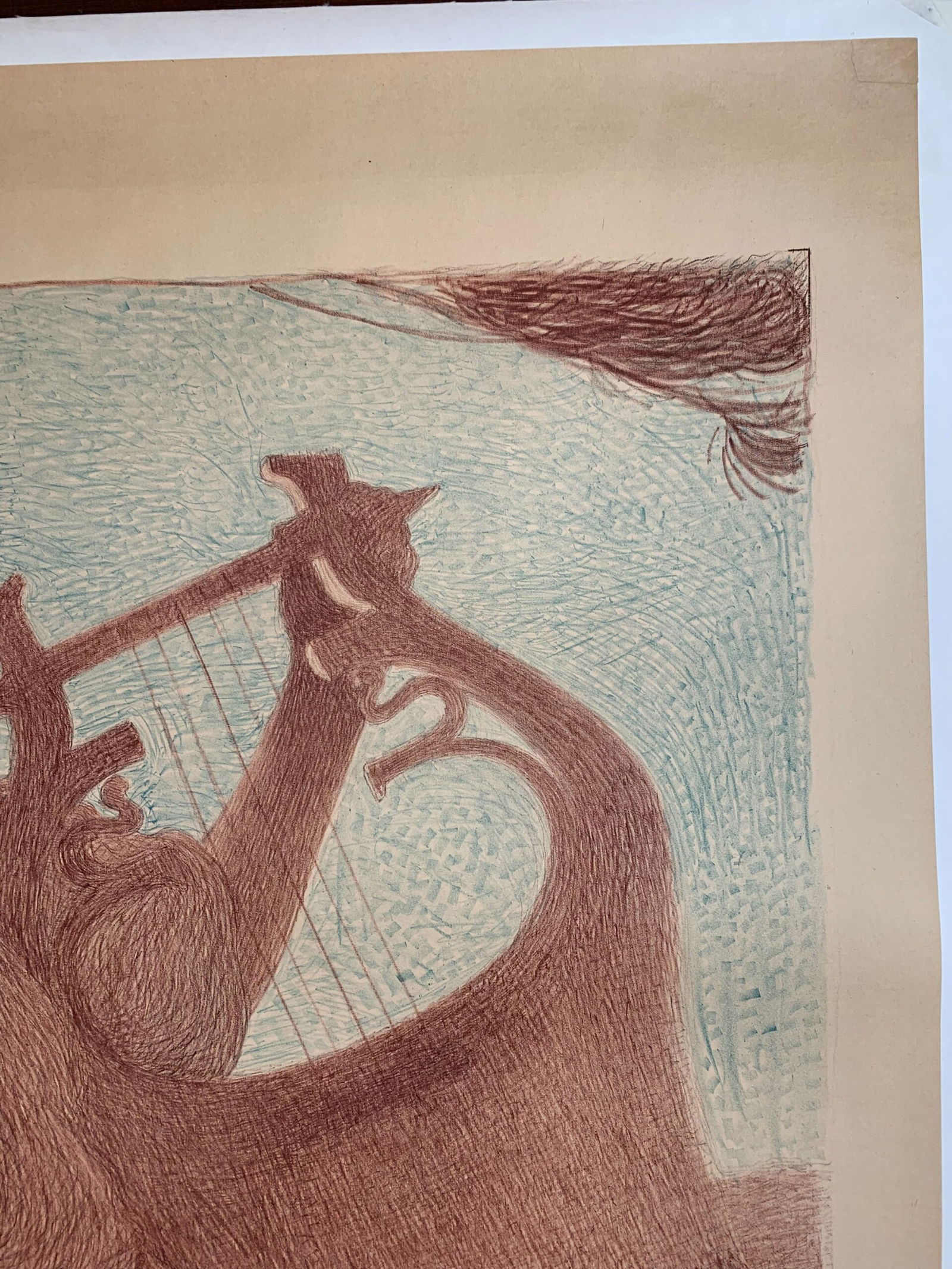 Exposition d'Art Francais - Art by Henri Martin (1906) 35.75x48 French Art Exposition Poster LB - 3